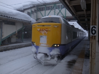 鷹ノ巣駅から弘前駅の乗車記録(乗りつぶし)写真
