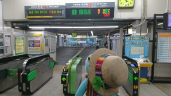 東鷲宮駅から古河駅の乗車記録(乗りつぶし)写真