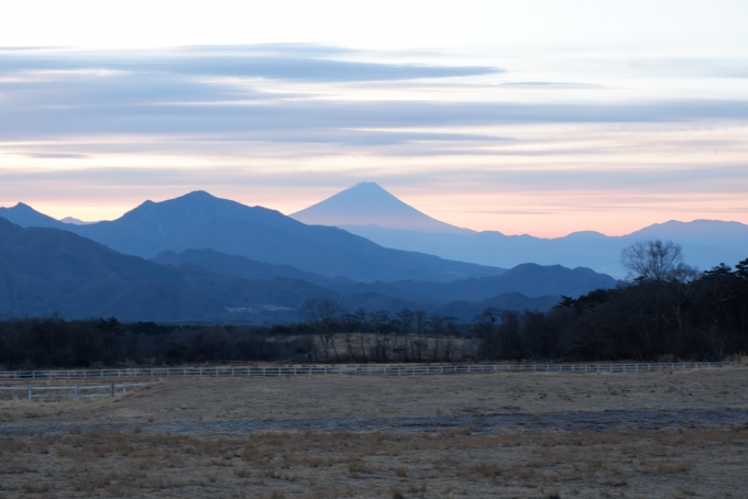 鉄道乗車記録の写真:旅の思い出(1)        「清泉寮からの富士山」