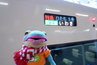 東京駅から湯本駅の乗車記録(乗りつぶし)写真