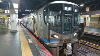 金沢駅から高岡駅の乗車記録(乗りつぶし)写真