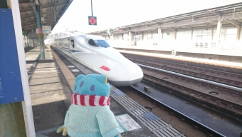 新大阪駅から新山口駅の乗車記録(乗りつぶし)写真