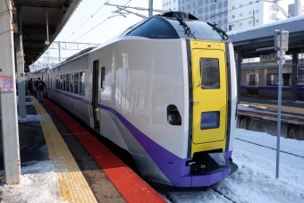 函館駅から洞爺駅の乗車記録(乗りつぶし)写真