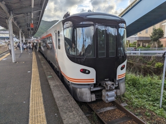 新宮駅から熊野市駅の乗車記録(乗りつぶし)写真