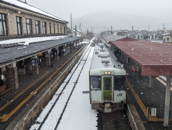 花巻駅から遠野駅の乗車記録(乗りつぶし)写真