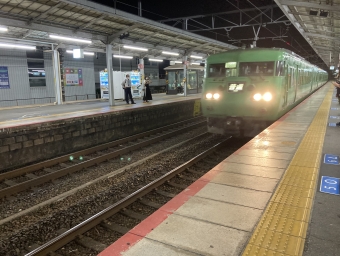 山科駅から堅田駅の乗車記録(乗りつぶし)写真