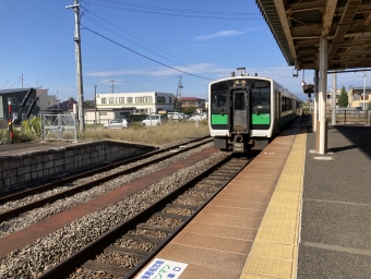 西若松駅から会津宮下駅の乗車記録(乗りつぶし)写真