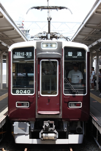 石橋阪大前駅から牧落駅の乗車記録(乗りつぶし)写真