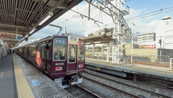 大阪梅田駅から十三駅:鉄道乗車記録の写真