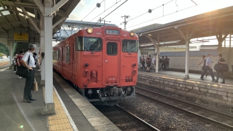 宍道駅から松江駅の乗車記録(乗りつぶし)写真