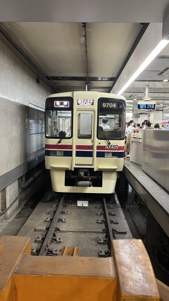 新宿駅から芦花公園駅の乗車記録(乗りつぶし)写真