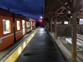 電鉄出雲市駅から松江しんじ湖温泉駅の乗車記録(乗りつぶし)写真