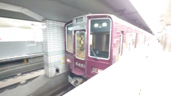 天下茶屋駅から天神橋筋六丁目駅の乗車記録(乗りつぶし)写真