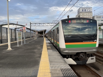 熱海駅から前橋駅の乗車記録(乗りつぶし)写真