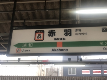 尾久駅から赤羽駅:鉄道乗車記録の写真