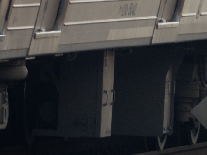 鉄道乗車記録の写真:車両銘板(1)        「反対列車の銘板です」