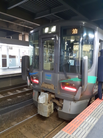 倶利伽羅駅から金沢駅の乗車記録(乗りつぶし)写真