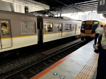 大和西大寺駅から京都駅の乗車記録(乗りつぶし)写真