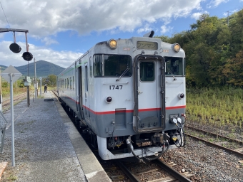 東鹿越駅から富良野駅の乗車記録(乗りつぶし)写真