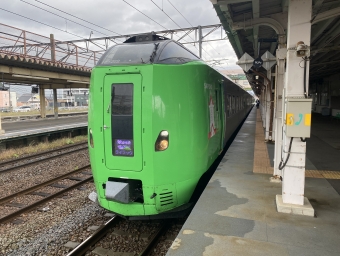 深川駅から岩見沢駅の乗車記録(乗りつぶし)写真