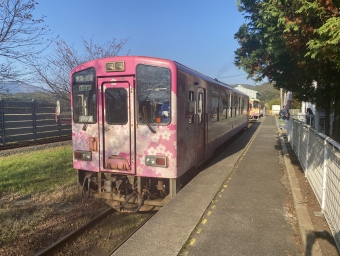 荒砥駅から今泉駅の乗車記録(乗りつぶし)写真