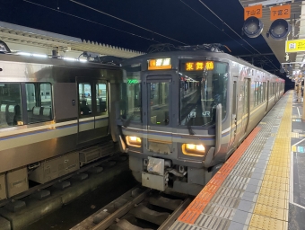 福知山駅から西舞鶴駅の乗車記録(乗りつぶし)写真