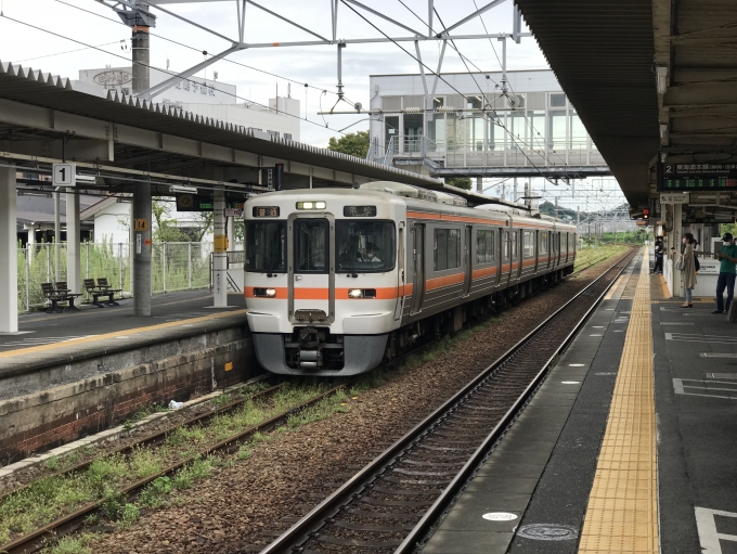 鉄道乗車記録の写真:乗車した列車(外観)(1)          「乗車列車の折り返し普通浜松ゆき」