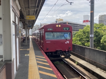 野里駅から寺前駅の乗車記録(乗りつぶし)写真