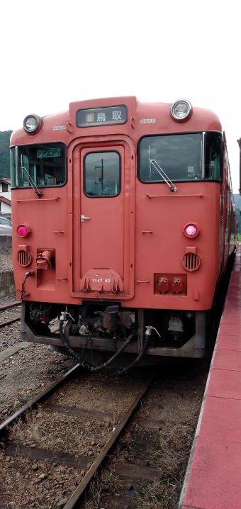 智頭駅から郡家駅:鉄道乗車記録の写真