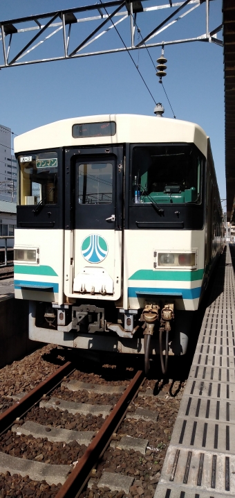 福島駅から卸町駅の乗車記録(乗りつぶし)写真
