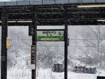 登別駅から白老駅の乗車記録(乗りつぶし)写真