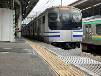 品川駅から成田駅の乗車記録(乗りつぶし)写真