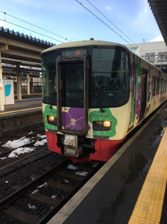 直江津駅から糸魚川駅の乗車記録(乗りつぶし)写真