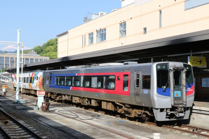 鉄道乗車記録の写真:乗車した列車(外観)(1)     「宇和海22号に乗車」