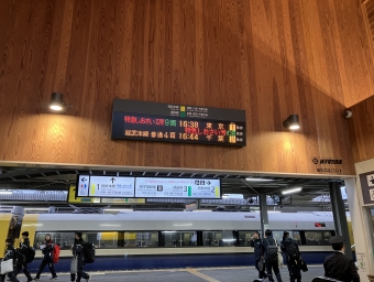 銚子駅から新宿駅の乗車記録(乗りつぶし)写真