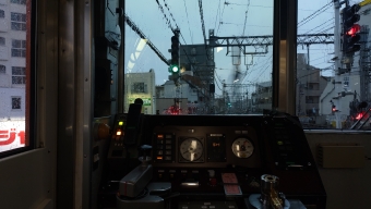 御影駅から甲子園駅の乗車記録(乗りつぶし)写真