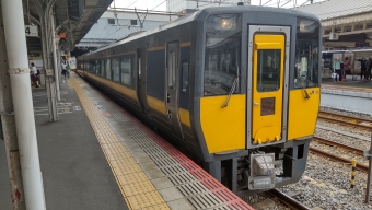 岡山駅から鳥取駅の乗車記録(乗りつぶし)写真