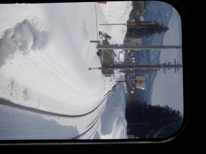 鉄道乗車記録の写真:車窓・風景(13)     「列車最後部から撮影」