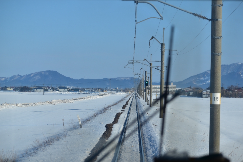 鉄道乗車記録「秋田駅から弘前駅」車窓・風景の写真(6) by ichinino_3 撮影日時:2022年02月