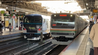 上野駅から戸塚駅の乗車記録(乗りつぶし)写真