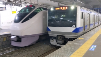 勝田駅から上野駅の乗車記録(乗りつぶし)写真