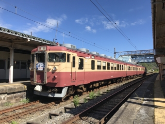 妙高高原駅から新井駅の乗車記録(乗りつぶし)写真