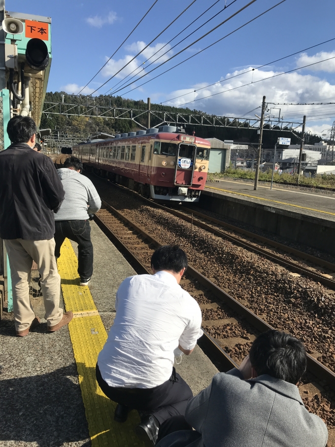 鉄道乗車記録の写真:旅の思い出(8)        「能生駅で撮影会」