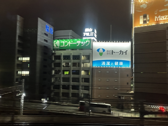 鉄道乗車記録の写真:車窓・風景(14)        「名古屋駅を出た直後に」
