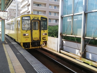 唐津駅から久保田駅の乗車記録(乗りつぶし)写真