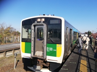木更津駅から馬来田駅の乗車記録(乗りつぶし)写真