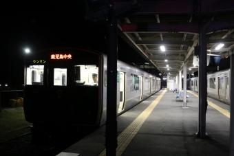 国分駅から鹿児島中央駅の乗車記録(乗りつぶし)写真