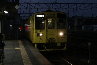 西唐津駅から佐賀駅の乗車記録(乗りつぶし)写真