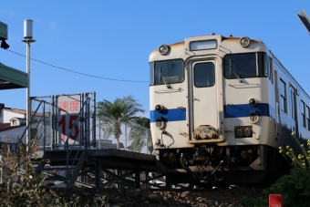 枕崎駅から鹿児島中央駅の乗車記録(乗りつぶし)写真