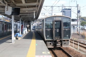 国分駅から隼人駅の乗車記録(乗りつぶし)写真